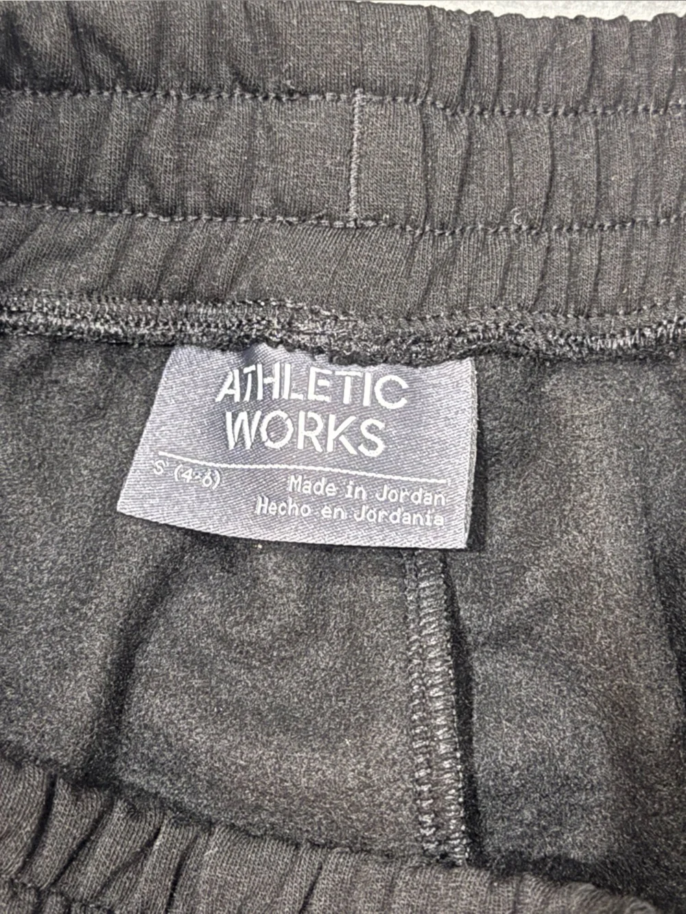 Women's NWT Black Jogger Pants with Elastic Waist, Size Small